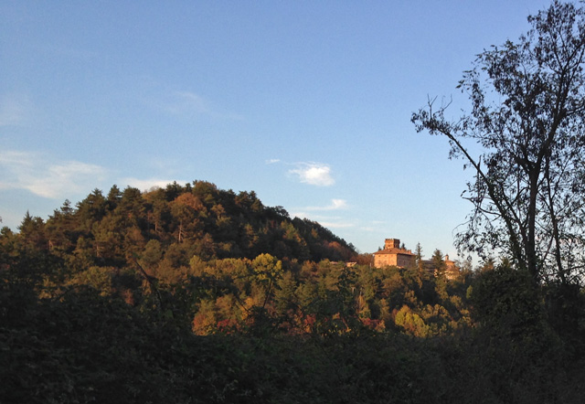 Castello di Medelana al tramonto