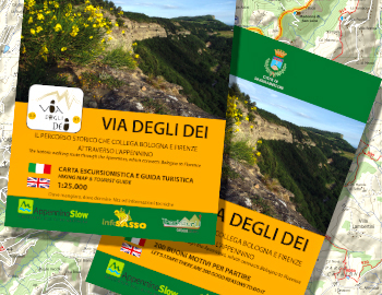Via degli Dei - Guida e carta escursionistica
